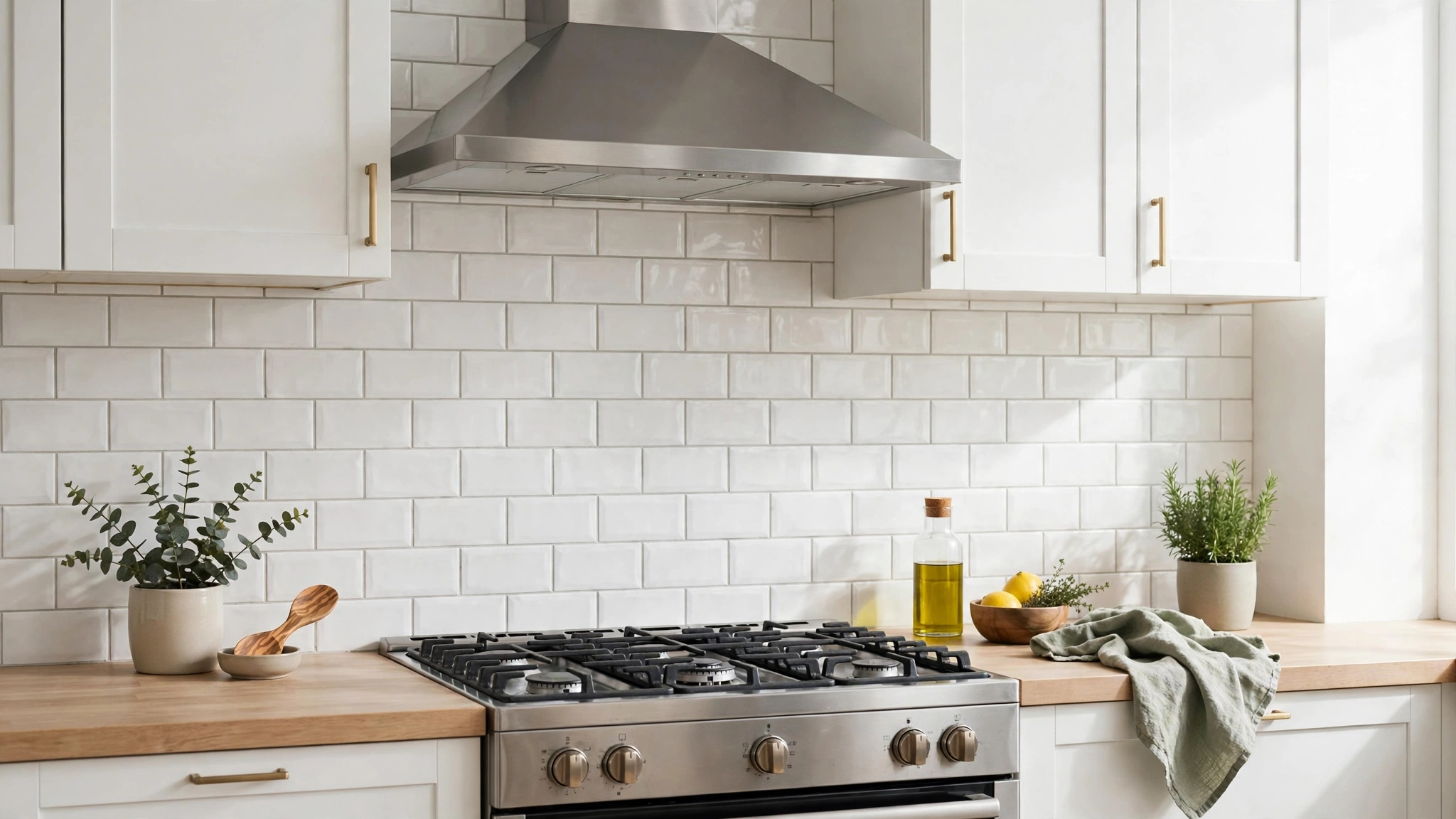 Peel-and-Stick Backsplash