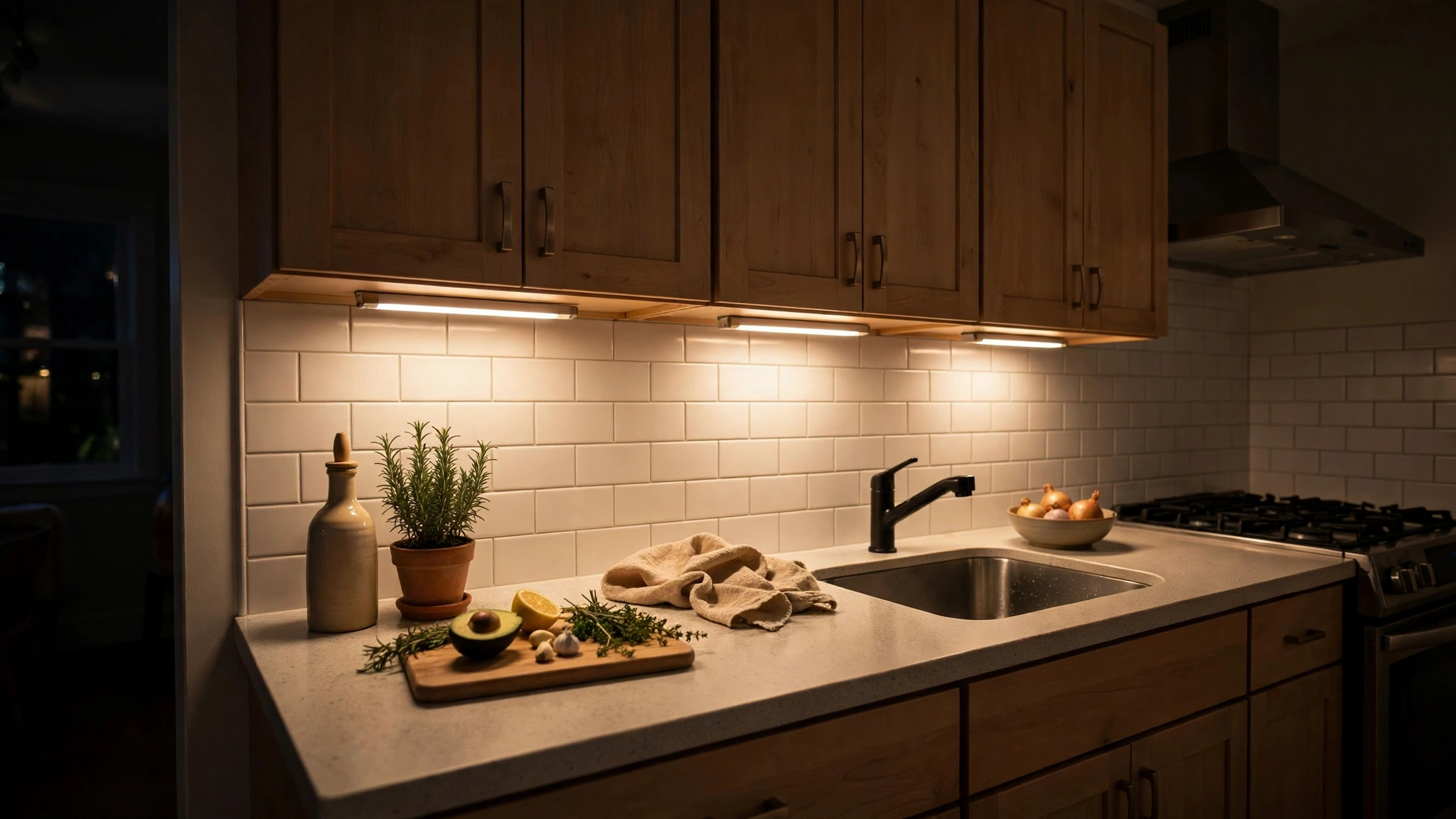 Stick-On Under-Cabinet Lights