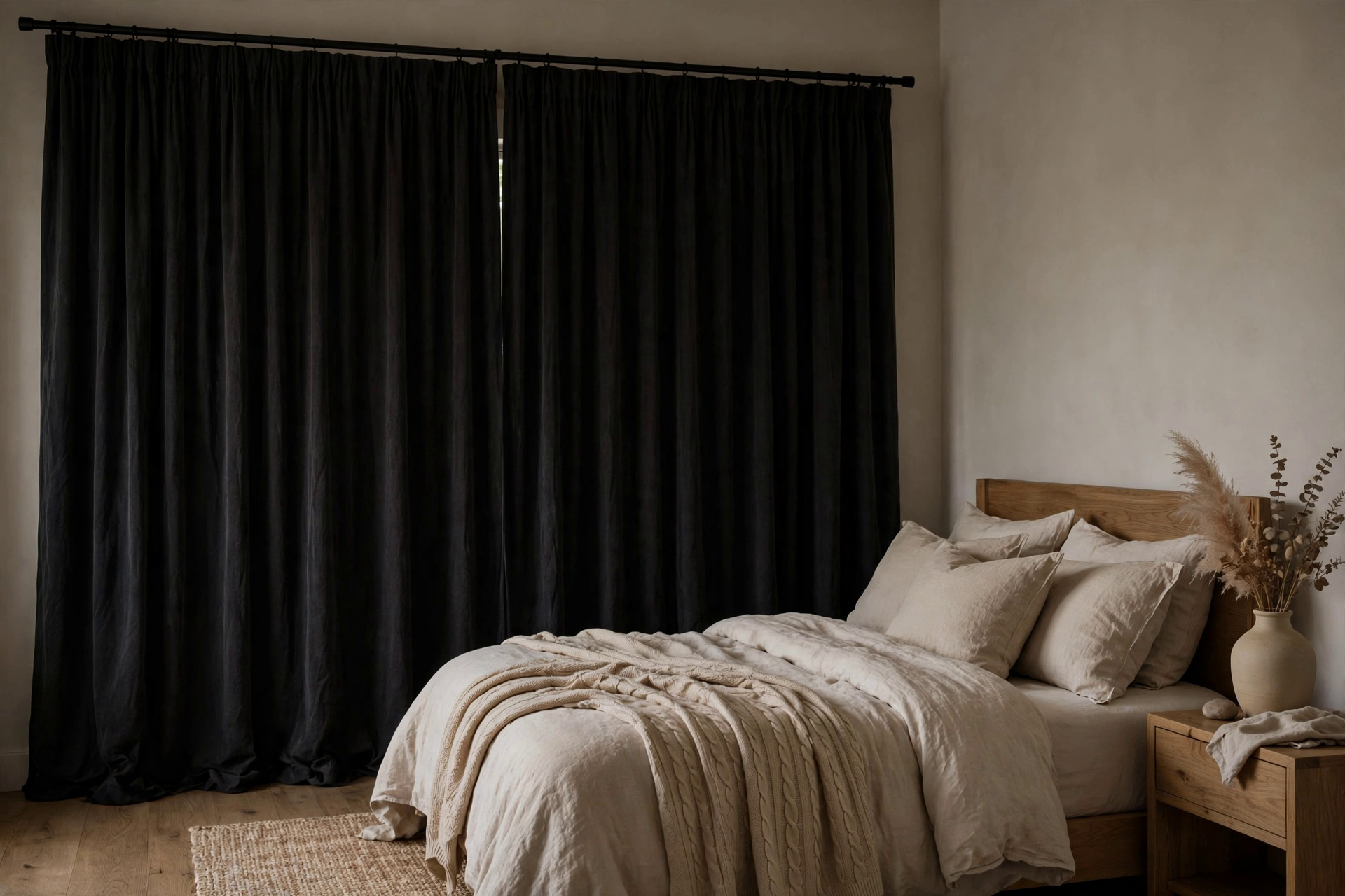 Hang Blackout Curtains