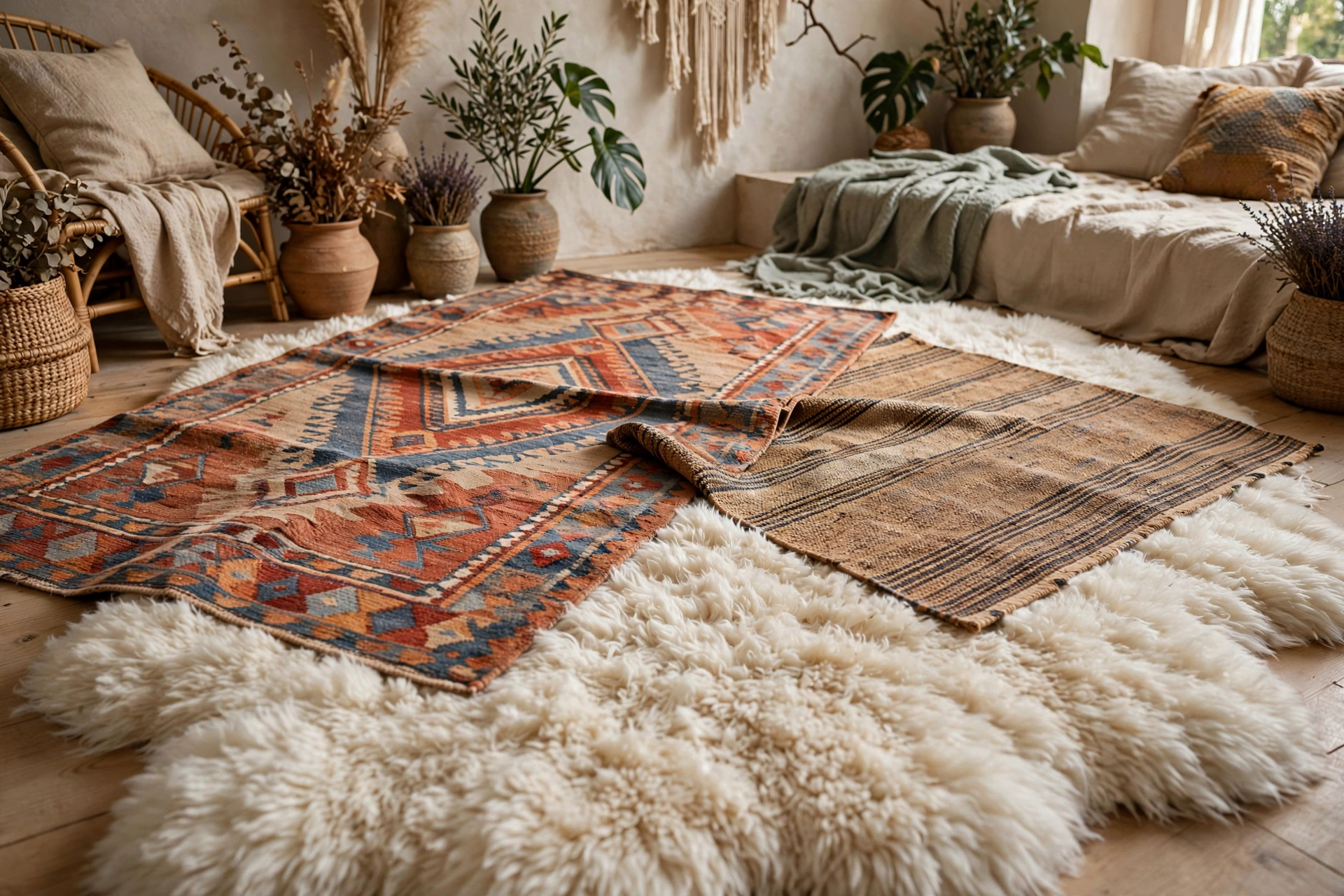 Layer Rugs Instead of Buying One Big One