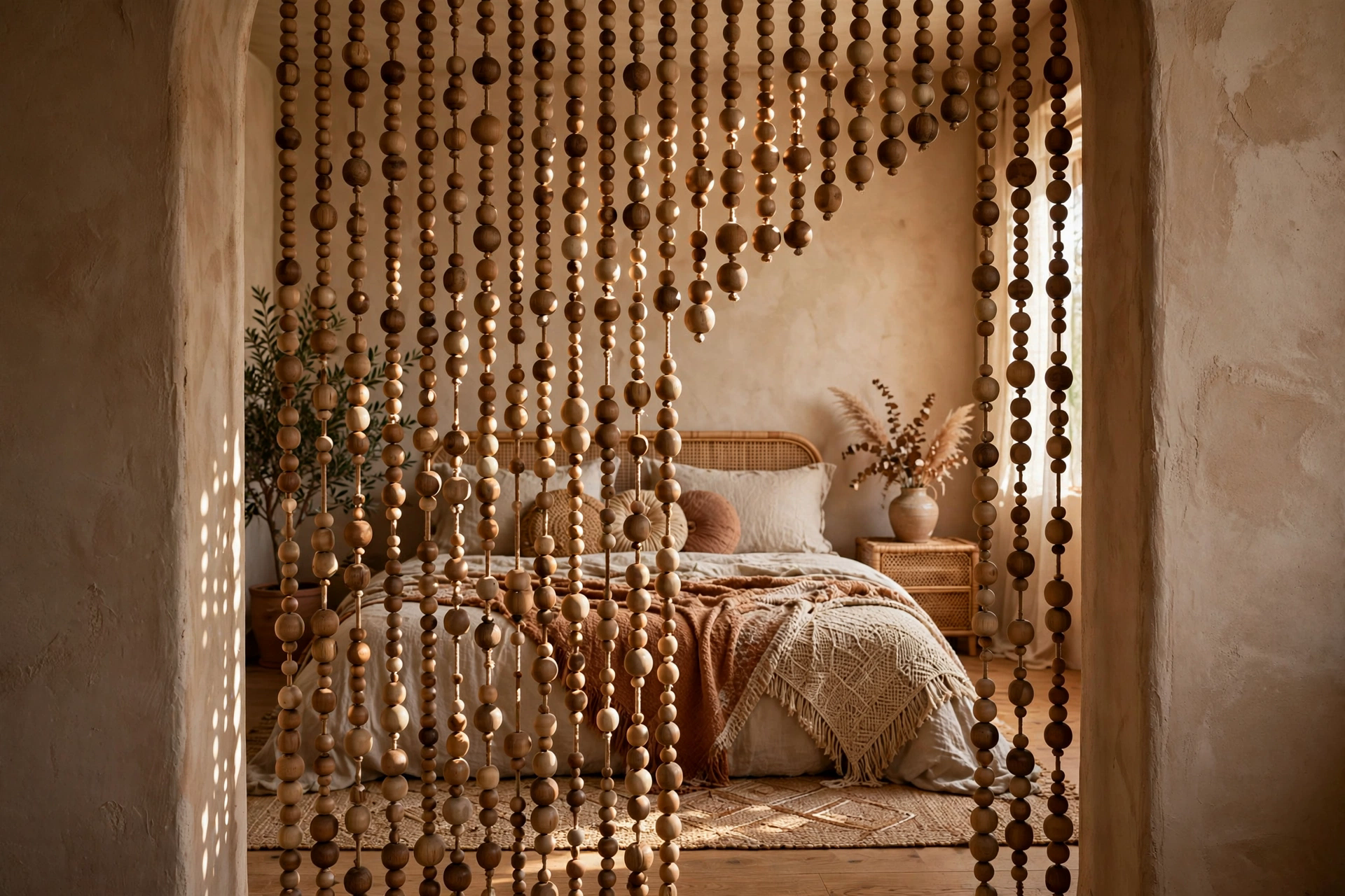 Add a Beaded Doorway Curtain