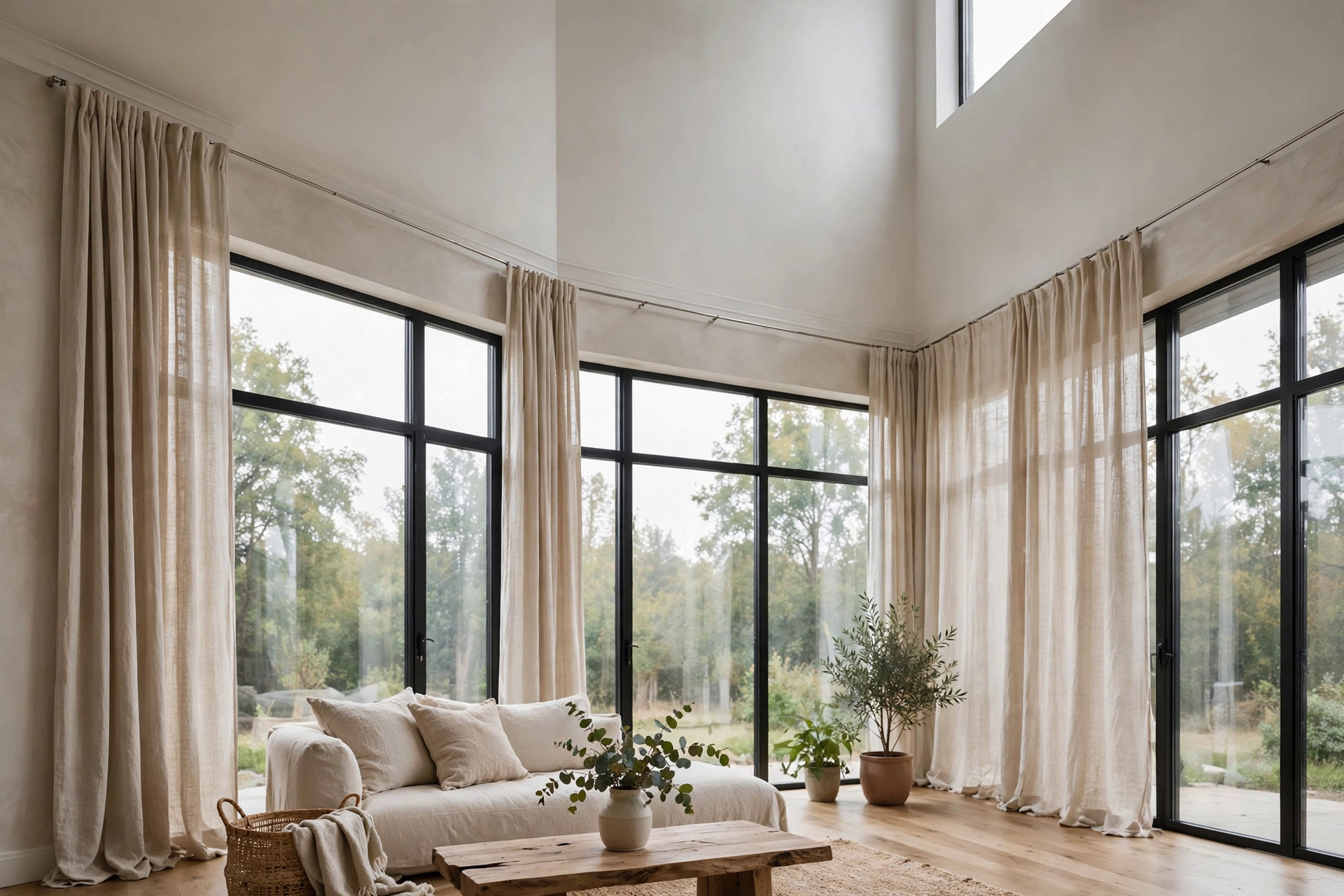 Hang Curtains High and Wide