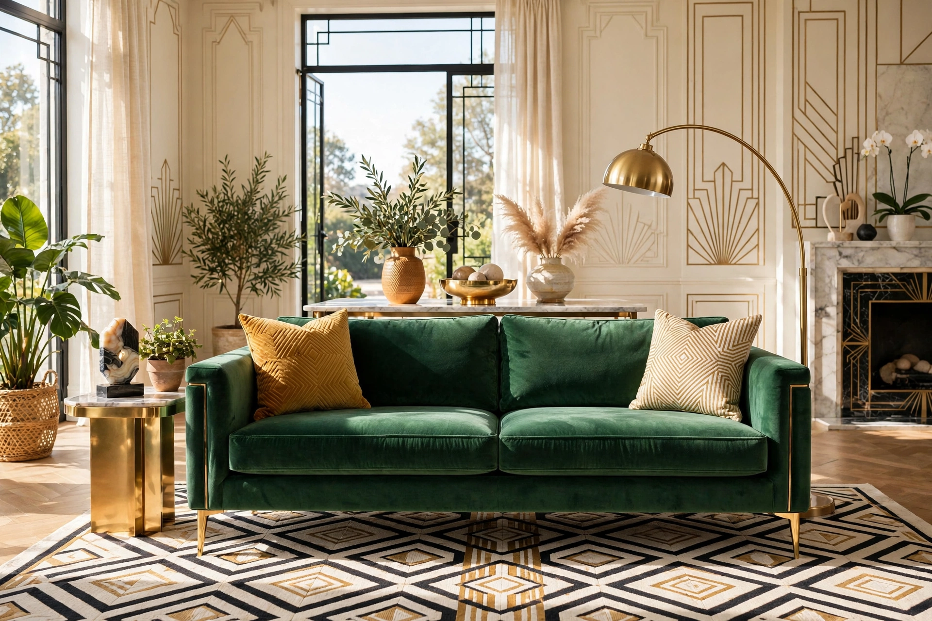 Start With a Velvet Sofa
