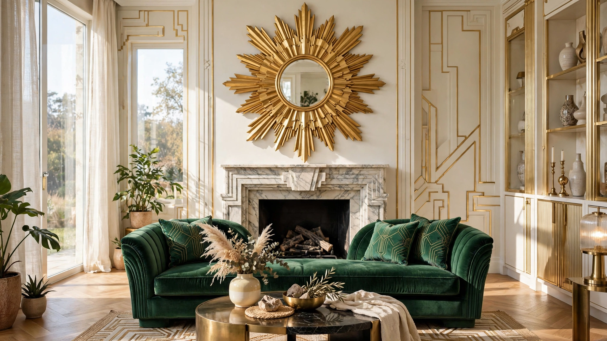 Hang a Sunburst Mirror