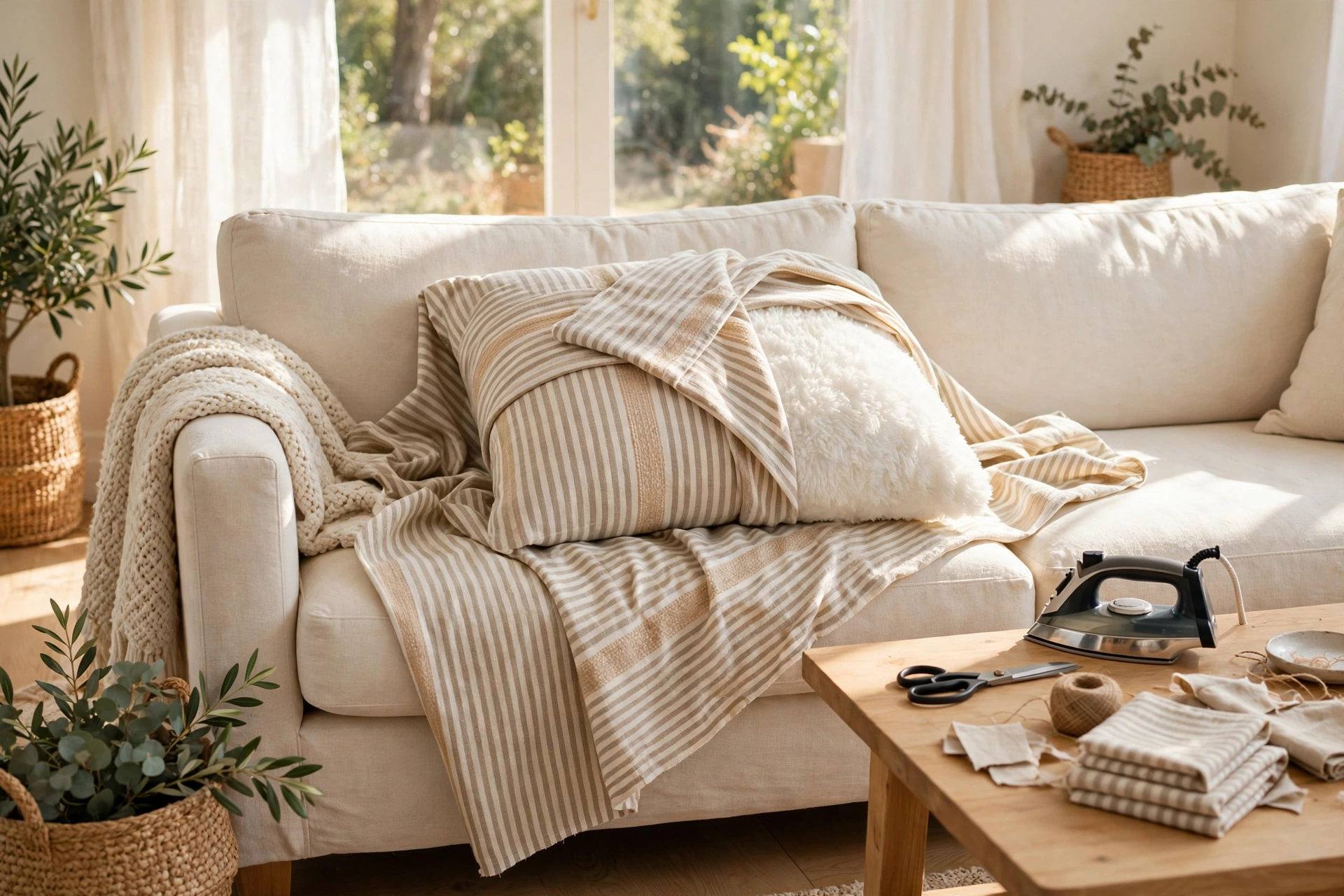 No-Sew Pillow Covers