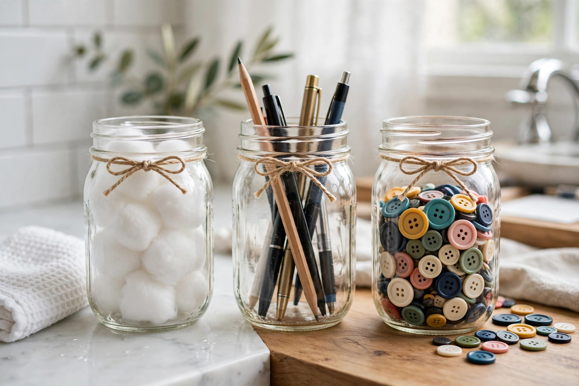 Mason Jar Organizers