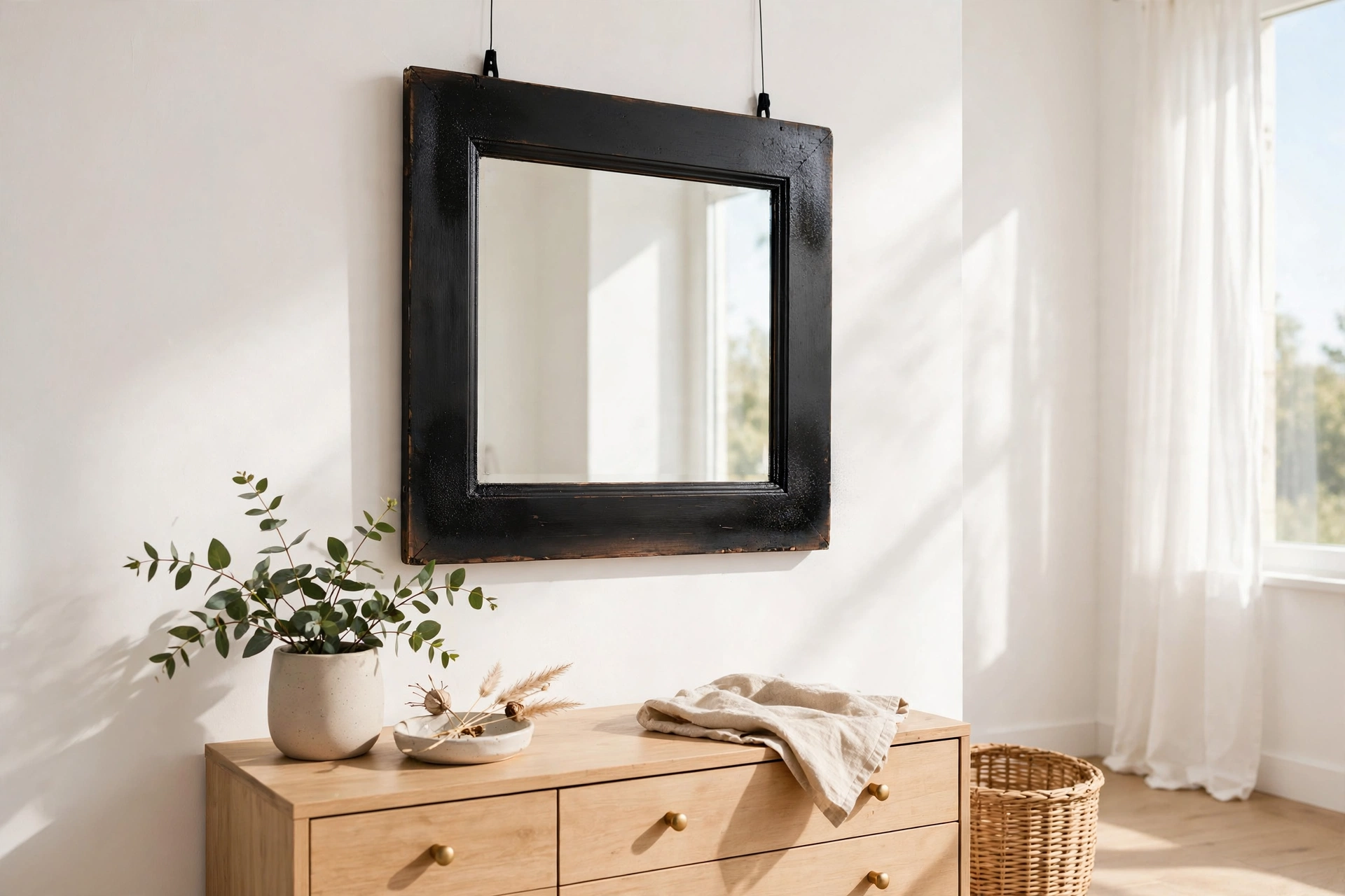 Framed Mirror Makeover