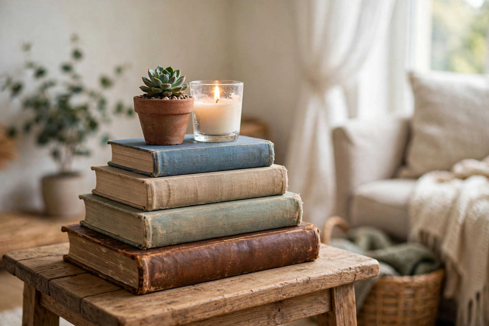 Book Stack Decor