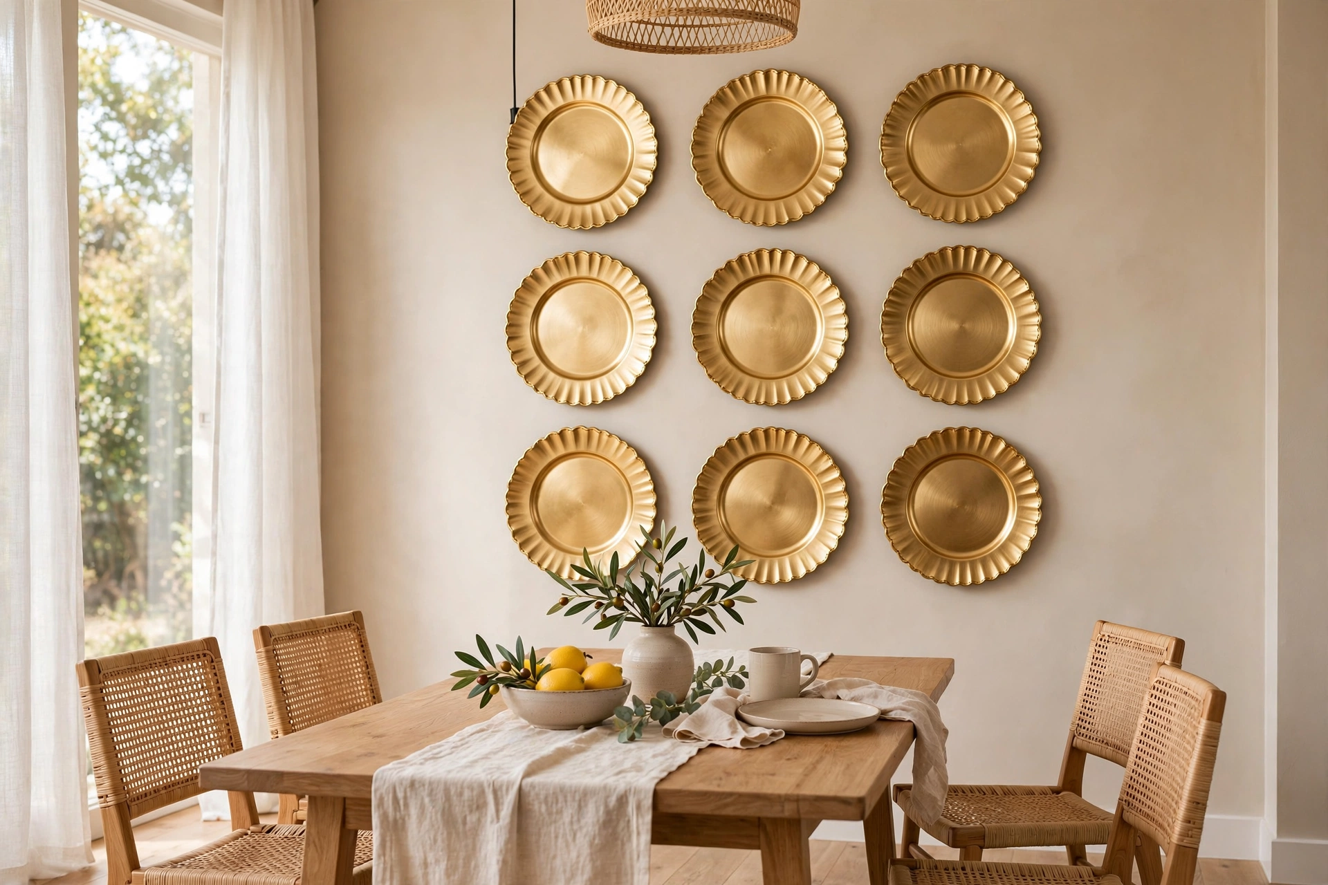 Charger Plate Wall Art
