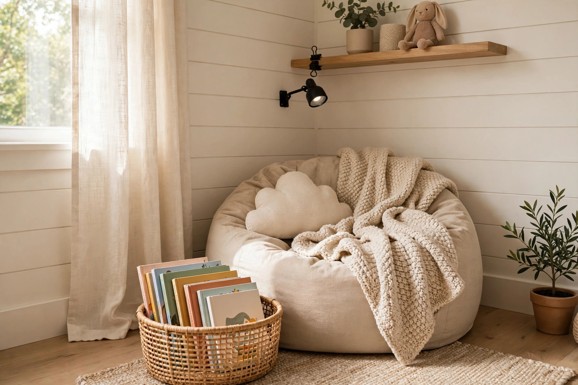 Build a Reading Nook in a Corner