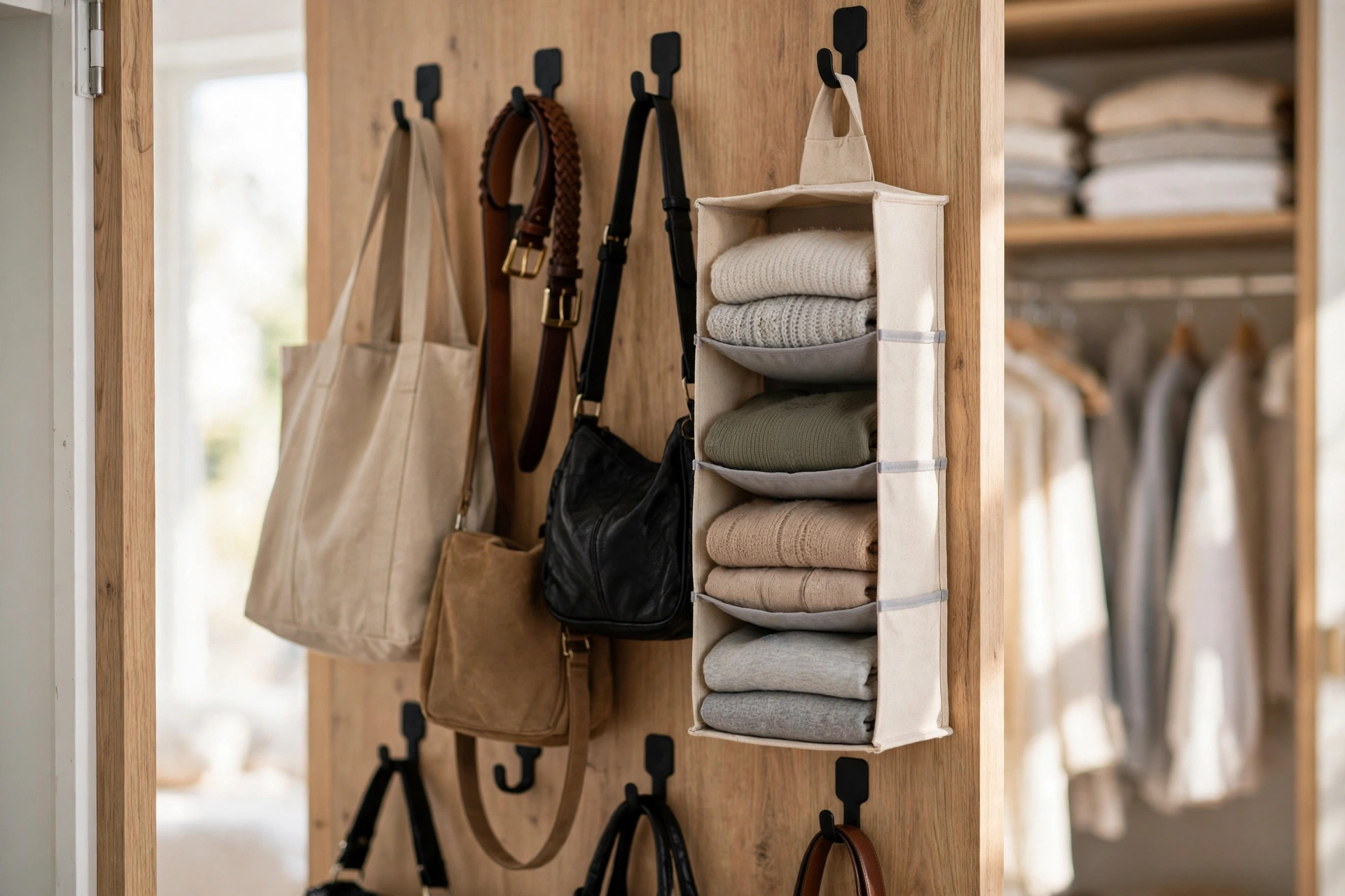 Use the Inside of Your Closet Door