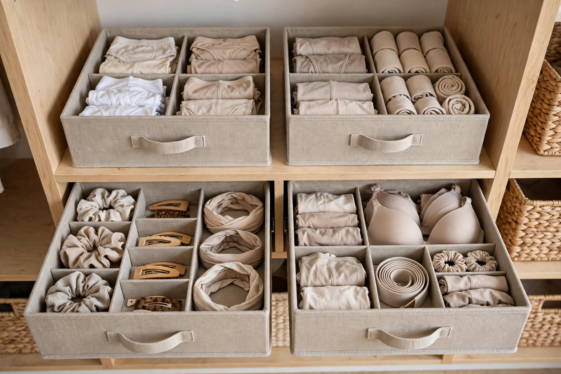 Stack Drawers on the Shelf